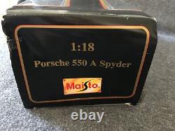 Maisto 1948 Porsche 550A Spyder 118 Diecast Car Special Edition NEW