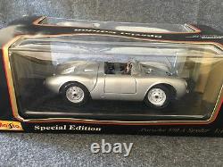 Maisto 1948 Porsche 550A Spyder 118 Diecast Car Special Edition NEW
