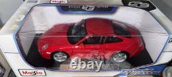 Maisto 2005 Porsche 911 Carrera S 118 Guards Red Coupe Diecast Model Car
