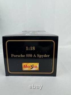 Maisto Porsche 550 A Spyder 1955 118 Diecast Special Edition James Dean Car