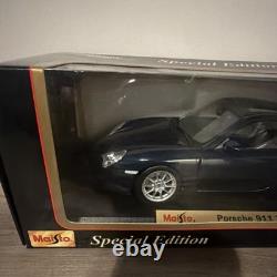 Maisto SPECIAL EDITION Porsche 911 Targa DIECAST CAR Black 1 18 Opening Features