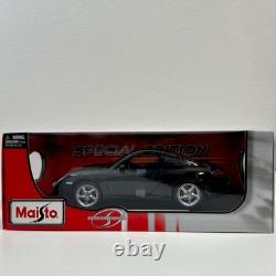 Maisto Special Edition 1/18 Porsche 911 Carrera 4S 996 Late Model Black Minicar