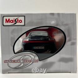 Maisto Special Edition 1/18 Porsche 911 Carrera 4S 996 Late Model Black Minicar