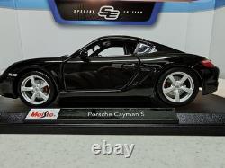 Maisto Special Edition Porche Cayman S 1/18 Porsche Black 2005 Minicar
