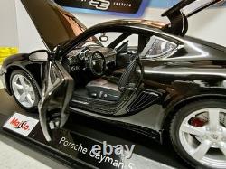Maisto Special Edition Porche Cayman S 1/18 Porsche Black 2005 Minicar