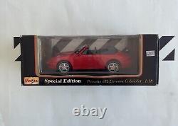 Maisto Special Edition Porsche 911 Carrera Cabriolet Red 1994