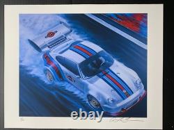 Martini Porsche Limited Edition Art 991 Carrera S LeMans racing collectible x/50
