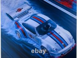 Martini Porsche Limited Edition Art 991 Carrera S LeMans racing collectible x/50