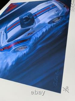 Martini Porsche Limited Edition Art 991 Carrera S LeMans racing collectible x/50