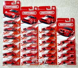 Matchbox Red Edition Big Lot Of 22 Porsche / Holden / Mustang New