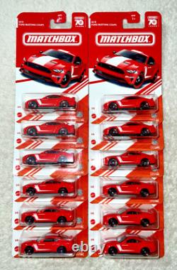 Matchbox Red Edition Big Lot Of 22 Porsche / Holden / Mustang New