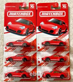 Matchbox Red Edition Big Lot Of 22 Porsche / Holden / Mustang New