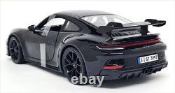 Mini Car Porsche 911 992 Gt3 Black 1/18 Maisto Coupe 2022 Special Edit