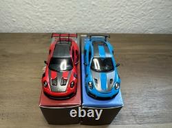 Mini GT 164 Porsche 911 GT2 & GT3 RS Weissach Package Blue #344 & Red #1060