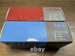 Mini GT 164 Porsche 911 GT2 & GT3 RS Weissach Package Blue #344 & Red #1060