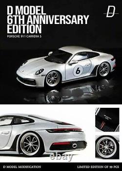 Mini Gt D Model 6th Anniversary Edition Porsche 911 Carrera S 99 Pcs 1/64