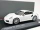 Minichamps 1/43 Porsche 911 Turbo White 2014 car. Tima Special Edition Diecast