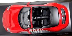 Minichamps 118 2019 Porsche 911 Carrera 4S Cabriolet Diecast Car Red 1 of 504