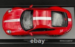 Minichamps 118 2019 Porsche 911 Carrera 4S Type 992 Carmine Red Diecast Car