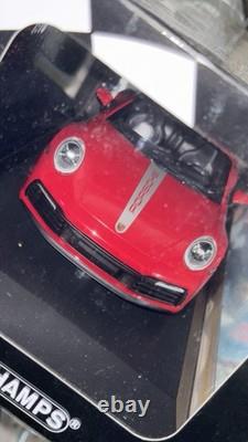 Minichamps 118 2019 Porsche 911 Carrera 4S Type 992 Carmine Red Diecast Car