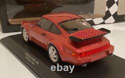 Minichamps 1990 Porsche 911 (964) Turbo 3.6 Metallic Red 504 Pieces Only, 1/18