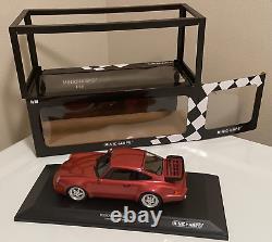 Minichamps 1990 Porsche 911 (964) Turbo 3.6 Metallic Red 504 Pieces Only, 1/18