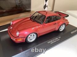 Minichamps 1990 Porsche 911 (964) Turbo 3.6 Metallic Red 504 Pieces Only, 1/18