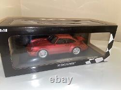 Minichamps 1990 Porsche 911 (964) Turbo 3.6 Metallic Red 504 Pieces Only, 1/18