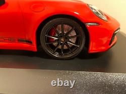 Minichamps 2019 Porsche 911 (992) Carrera 4S Orange 600 Pcs 1/18 New & Inspected