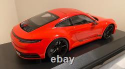 Minichamps 2019 Porsche 911 (992) Carrera 4S, Orange, 600 Pcs Only, 1/18 New