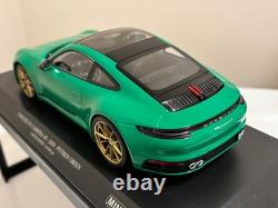 Minichamps 2019 Porsche 911 (992) Carrera 4S Python green, 1 of 304 Pcs 1/18 New