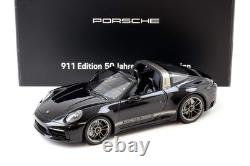 Minichamps 2023 Porsche 911 Targa 4 GTS (992) 50 Years Porsche Design Black 118