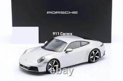 Minichamps 2025 Porsche 911 992.2 Carrera Coupe GT Silver Metallic 118 DEALER