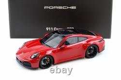 Minichamps 2025 Porsche 911 992.2 Carrera GTS Carmine Red 118 DEALER EDITION