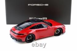 Minichamps 2025 Porsche 911 992.2 Carrera GTS Carmine Red 118 DEALER EDITION