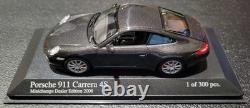 Minichamps 403066430 1/43 Porsche 911 (997) Carrera 4S 2008 Gray Dealer Ed. /300