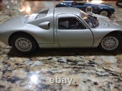 Minichamps Porsche 904GTS 118 scale diecast model car used loose damaged silver