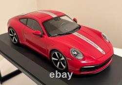 Minichamps Porsche 911 (992) Carrera 4S, Carmine Red 1 of 600 Pcs 1/18 New (NLA)