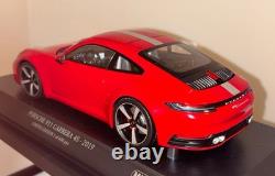 Minichamps Porsche 911 (992) Carrera 4S, Carmine Red 1 of 600 Pcs 1/18 New (NLA)