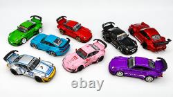Model Model RWB Porsche 8-Car Lot FG Model Chrome Red Gespenst Hooters SEALED 1/