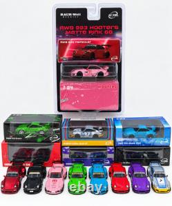 Model Model RWB Porsche 8-Car Lot FG Model Chrome Red Gespenst Hooters SEALED 1/ Model Model RWB Porsche 8-Car Lot FG Model Chrome Red Gespenst Hooters SEALED 1/