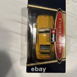 NEW Burago VIP Collection 1986 Porsche 959 Turbo Model Car 124 Yellow 0563