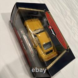 NEW Burago VIP Collection 1986 Porsche 959 Turbo Model Car 124 Yellow 0563
