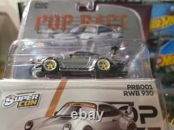 New 2026 Pop Race Porsches 911 930 RWB Chrome & Purple Conventions Set