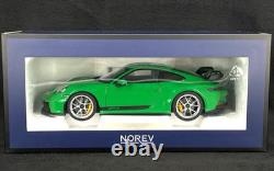 Norev 118 2021 Porsche 911 GT3 Python Green Diecast Model Car