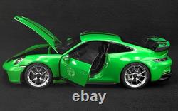 Norev 118 2021 Porsche 911 GT3 Python Green Diecast Model Car
