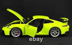 Norev 2021 Porsche 911 GT3 118 Coupe Acid Green Diecast Model Car