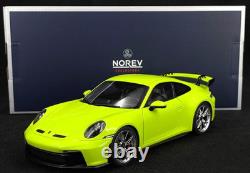Norev 2021 Porsche 911 GT3 118 Coupe Acid Green Diecast Model Car