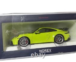 Norev 2021 Porsche 911 GT3 118 Coupe Acid Green Diecast Model Car