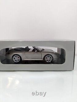 Norev Porsche 911 Carrera 4S Cabriolet Silver 1/18 Scale Model